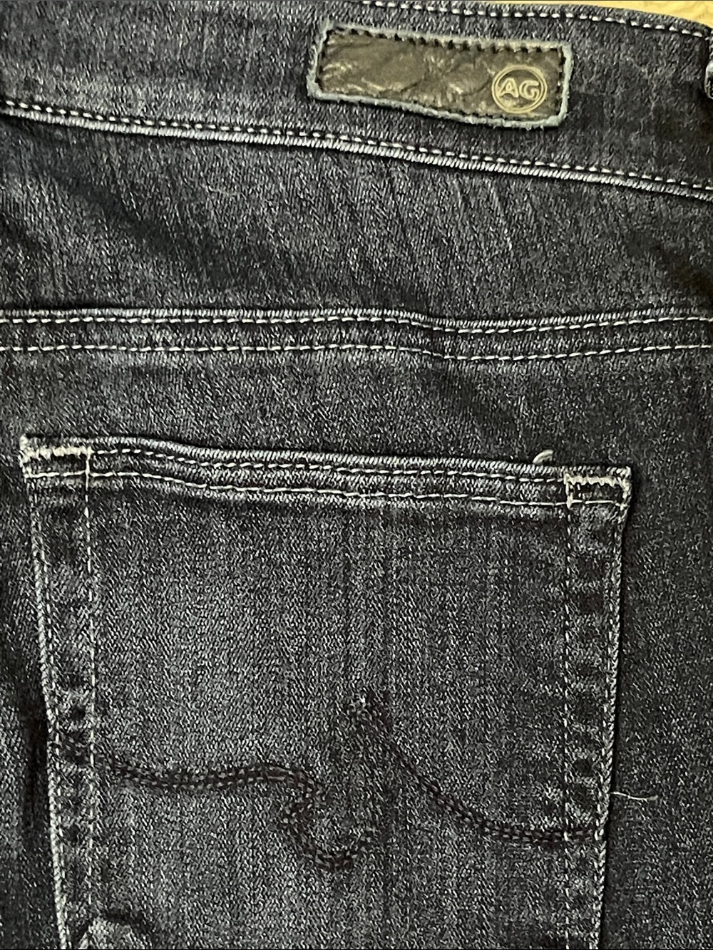 AG The Farrah Skinny Jeans 25R High Rise Dark Wash Stretch Denim - Picture 9 of 11